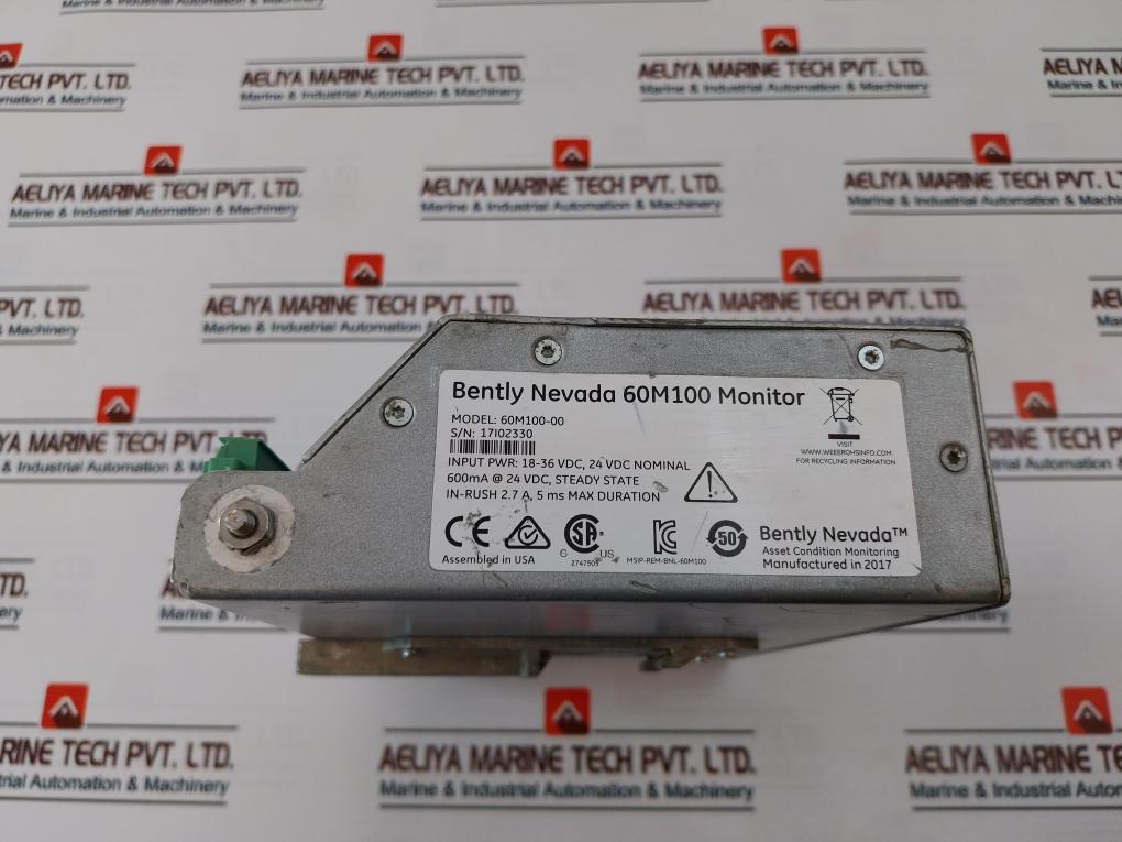 Bently Nevada 60M100-00 Condition Monitoring System