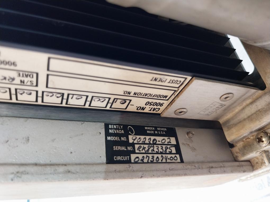 Bently Nevada 9000 Series Display Pwa47576-02 Vibration Monitor 90220-02