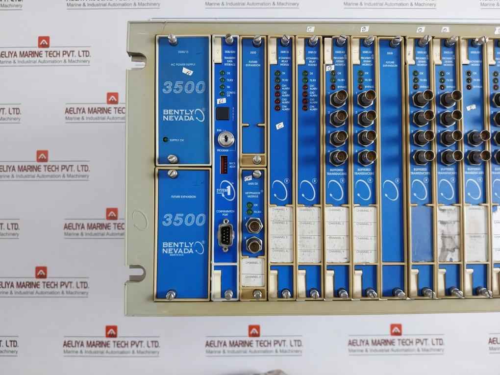 Bently Nevada Pwa 138607-01 Ag, Pwb 125794-01 System Rack 3500/05-01-02-00-00-01