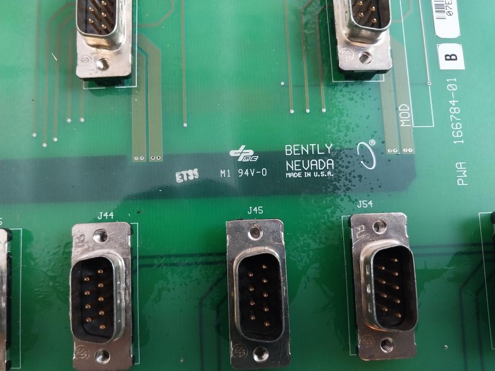 Bently Nevada Pwa 166784-01 B Pcb Base Model