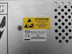 System Rack Module 3500/05-01-00-00-00 Bently Nevada 3500/25, 3500/53, 3500/33