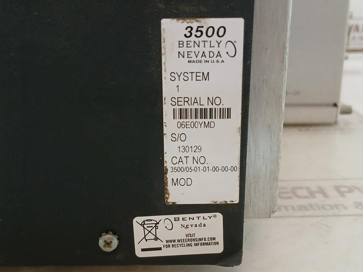 Bently Nevada 3500 Monitoring System 3500/20,3500/25,3500/42M,3500/32,3500/92