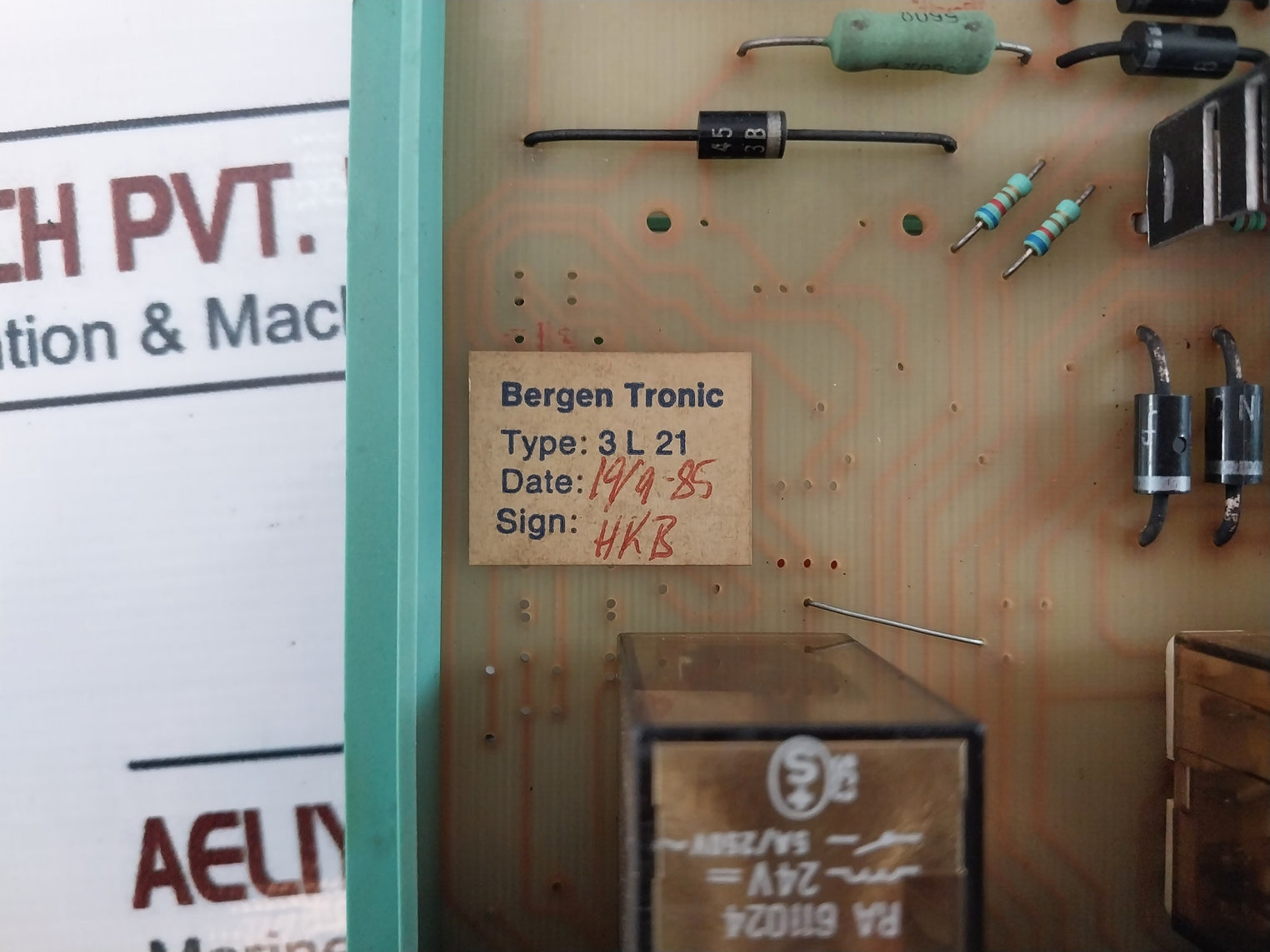 Bergen Tronic 3 L 21 Circuit Board Unit