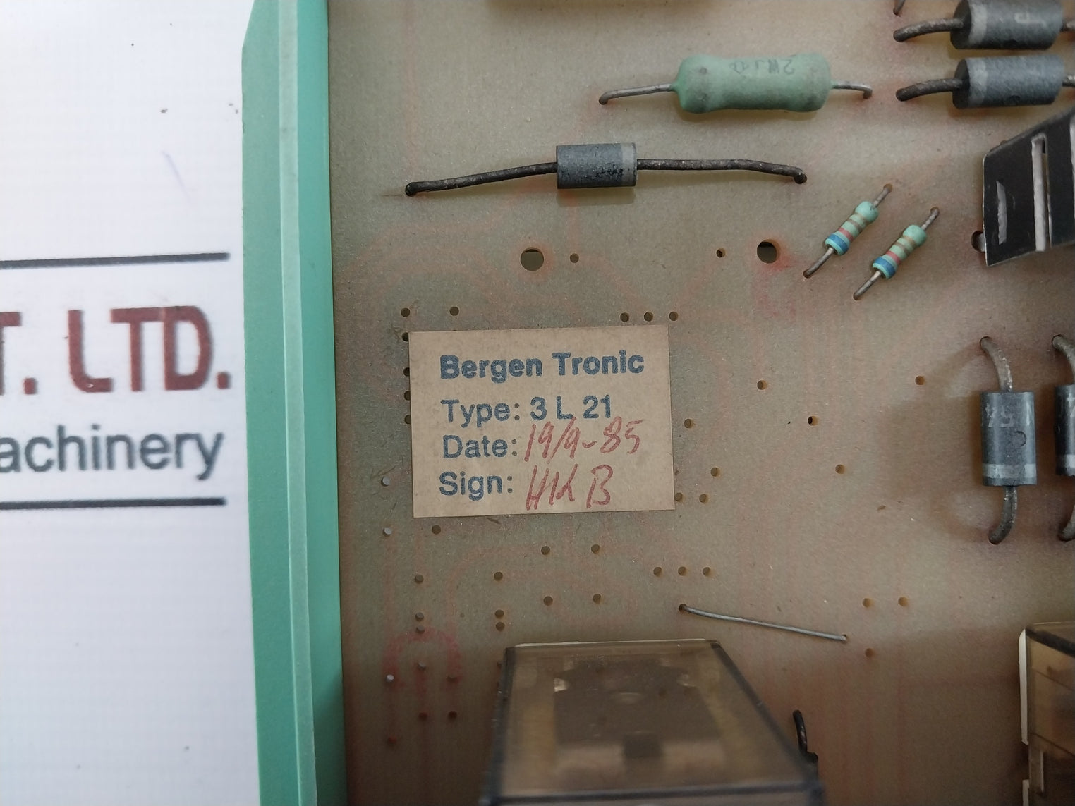 Bergen Tronic 3 L 21 Printed Circuit Board
