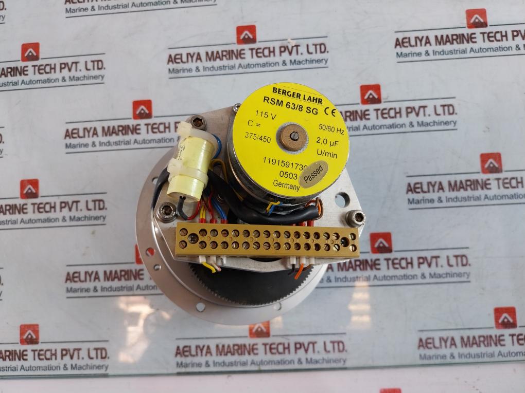 Berger Lahr Rsm-63/8-sg Synchronous Motor Bewator Fp50B/U Pan And Tilt Unit