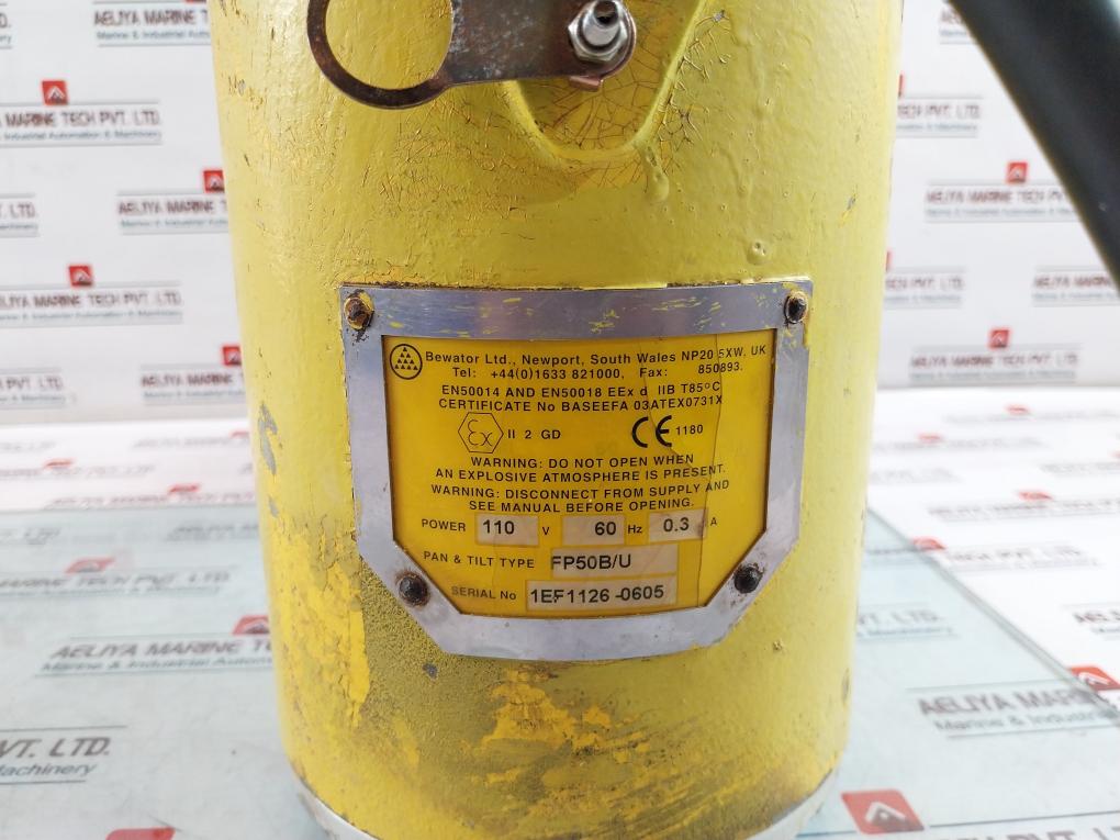 Berger Lahr Rsm-63/8-sg Synchronous Motor Bewator Fp50B/U Pan And Tilt Unit