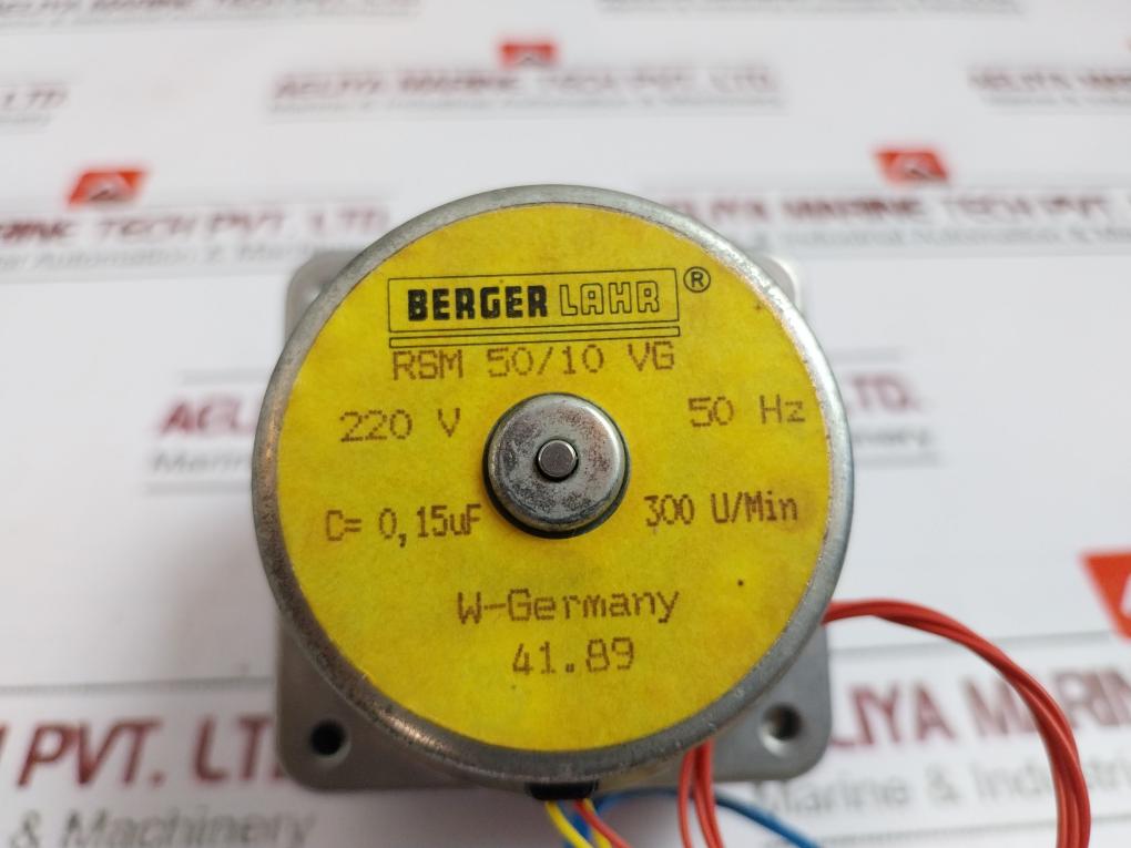 Berger Lahr Rsm 50/10 Vg Motor For Rotor Drive 220V 50Hz 10W
