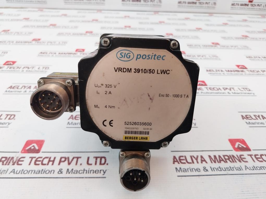 Berger Lahr Vrdm 3910/50 Lwc Servo Motor