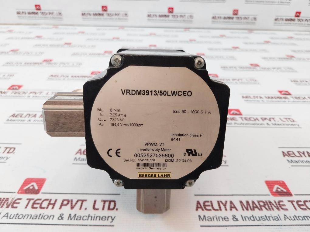 Berger Lahr Vrdm3913/50Lwceo Inverter-duty Motor Ip41