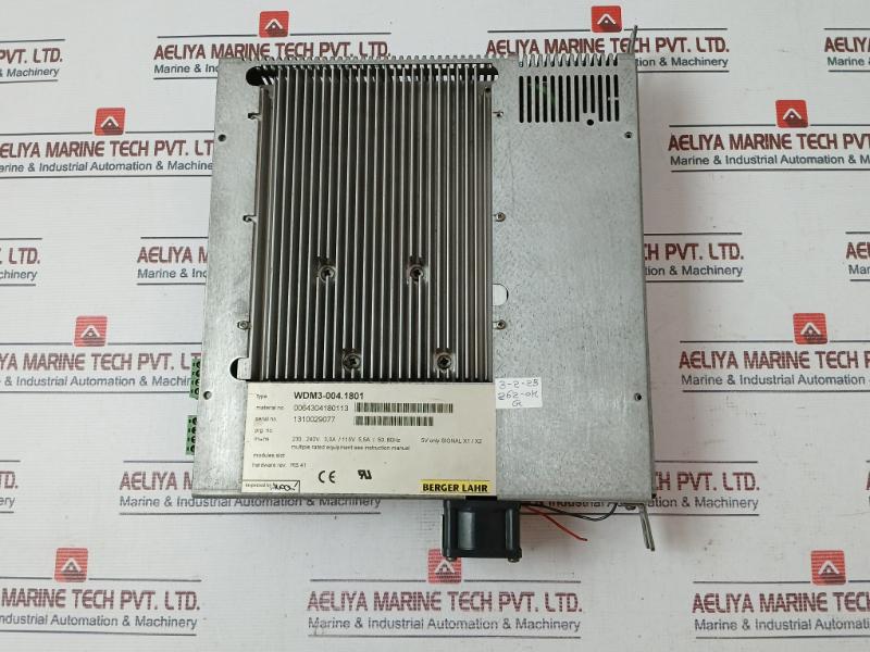 Berger Lahr Wdm3-004.1801 Servo Drive 3-5 Amp-230-240 V 5 Amp-115 V 50/60 Hz