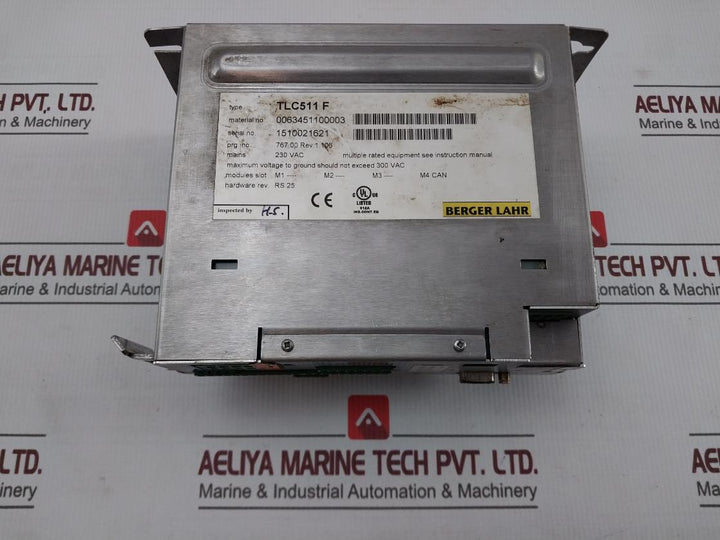 Berger Lahr Tlc511 F Positioning Controller Servo Drive 230 Vac