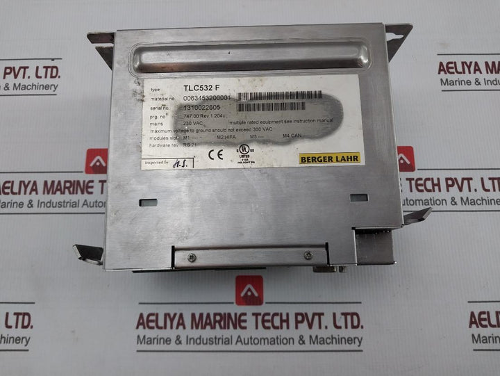 Berger Lahr Tlc532 F Twin Line Controller For Ac Servomotor 230Vac Rs21