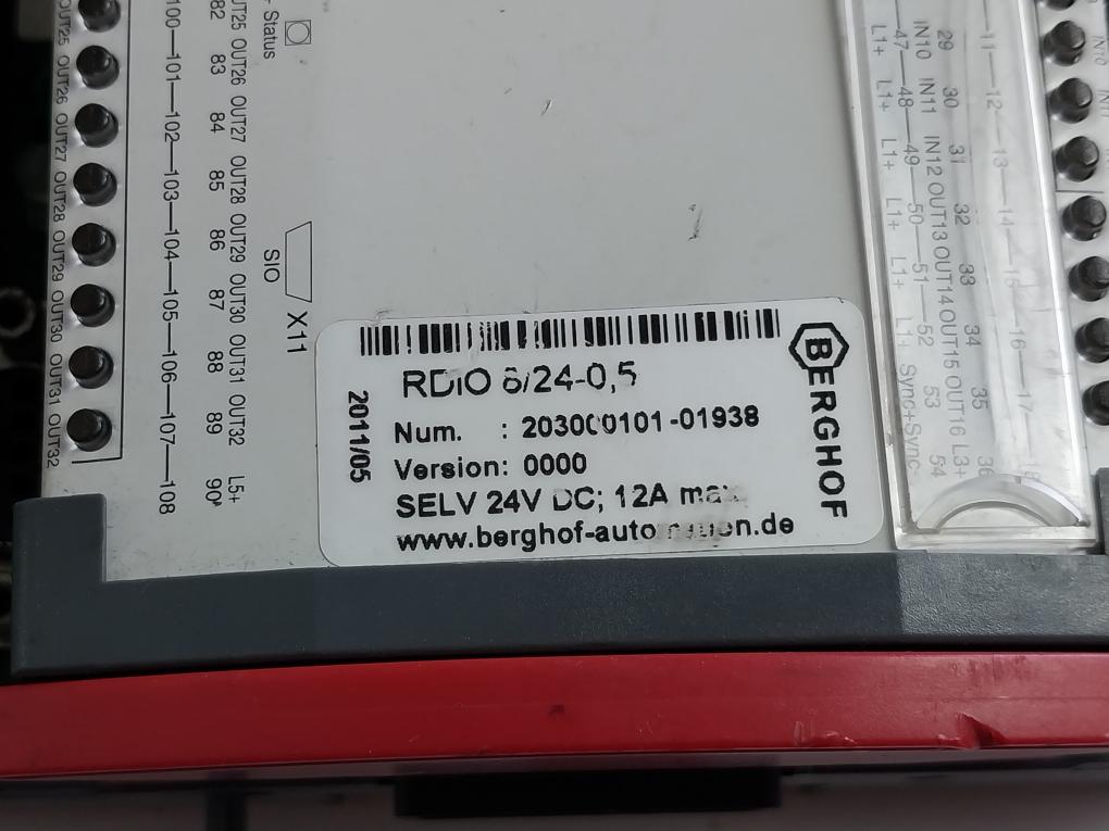 Berghof Rdio 8/24-0,5 Remote Digital I/o Unit