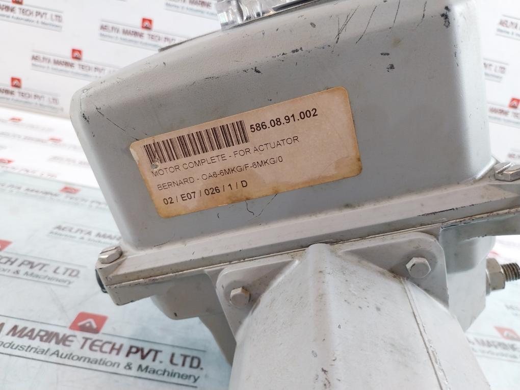 Bernard 0A6 Motor Completer For Actuator 6Mkg/F-6Mkg/0 0A6/Oa6