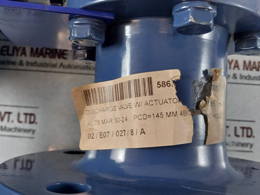 Bernard Controls 0a8 Pneumatic Actuator &amp; Starline 215-sgs-g Ball Valve Assembly