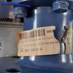 Bernard Controls 0a8 Pneumatic Actuator &amp; Starline 215-sgs-g Ball Valve Assembly