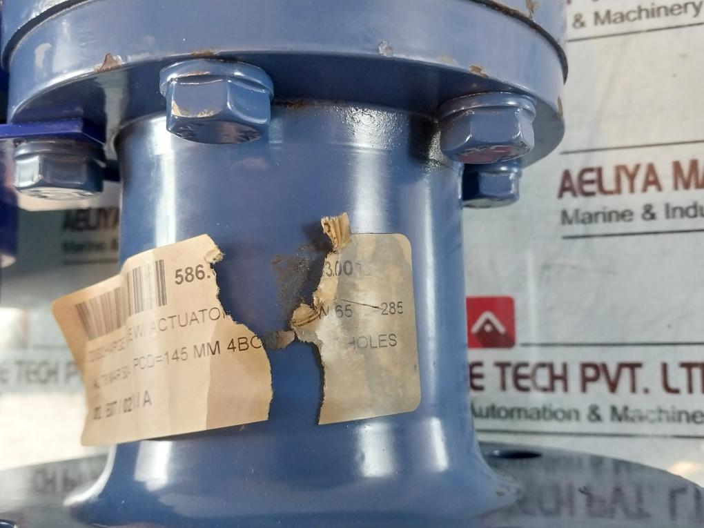 Bernard Controls 0a8 Pneumatic Actuator &amp; Starline 215-sgs-g Ball Valve Assembly