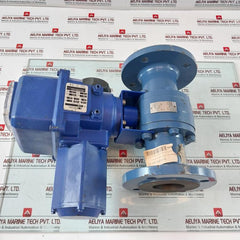 Bernard Controls 0a8 Pneumatic Actuator &amp; Starline 215-sgs-g Ball Valve Assembly