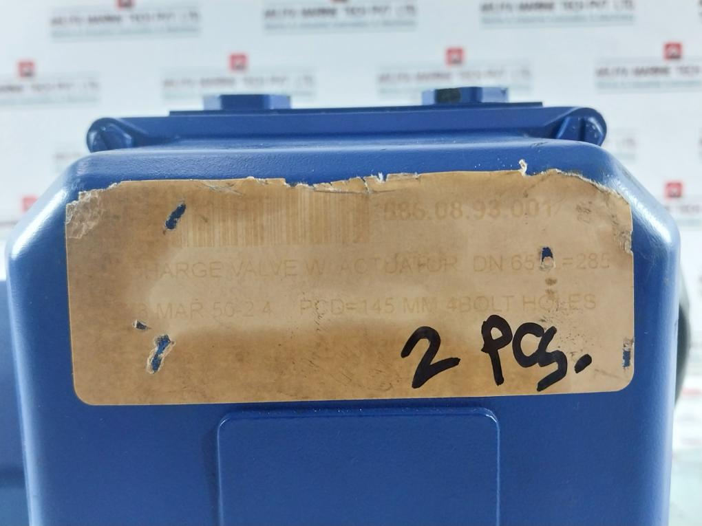 Bernard Controls 0a8 Pneumatic Actuator & Starline 215-sgs-g Ball Valve Assembly