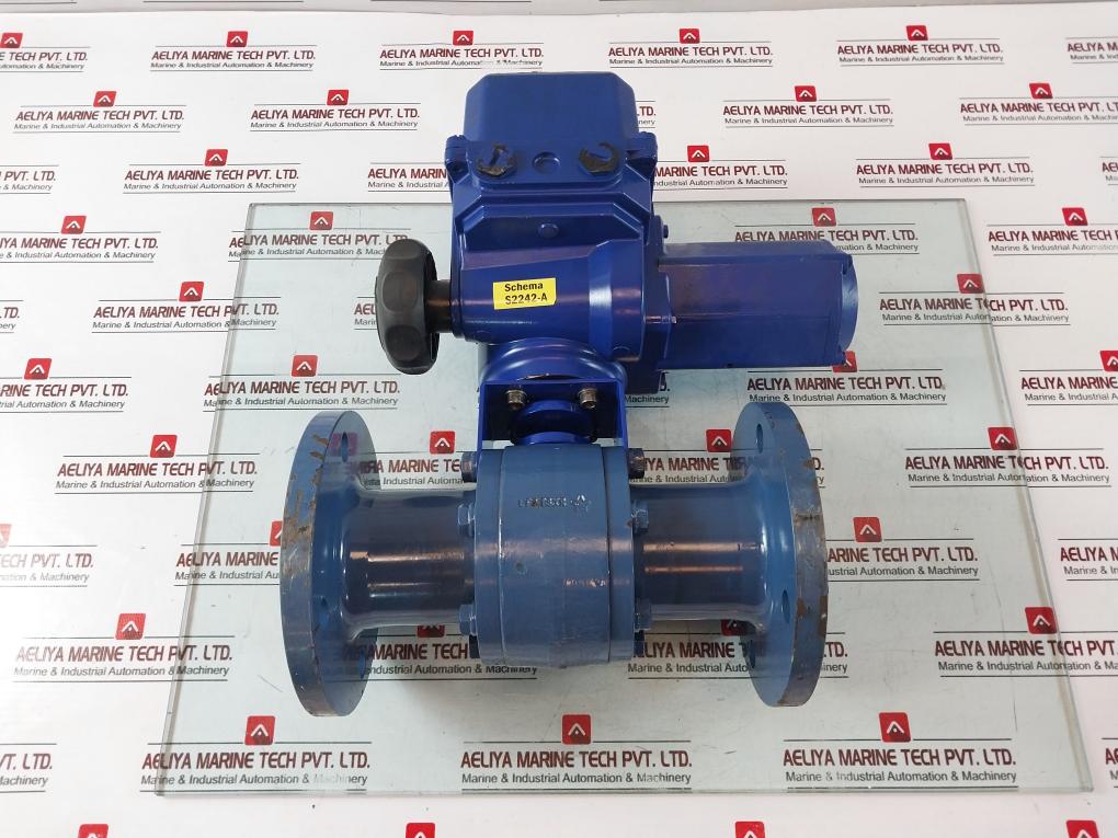 Bernard Controls 0a8 Pneumatic Actuator & Starline 215-sgs-g Ball Valve Assembly