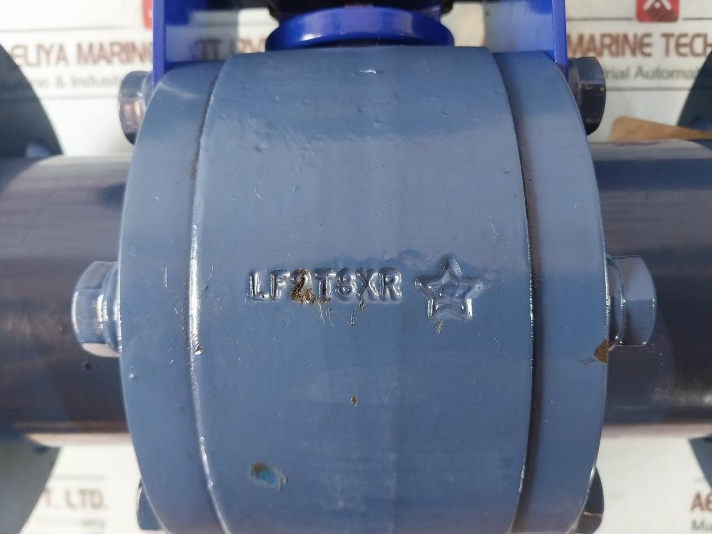 Bernard Controls 0a8 Pneumatic Actuator &amp; Starline 215-sgs-g Ball Valve Assembly
