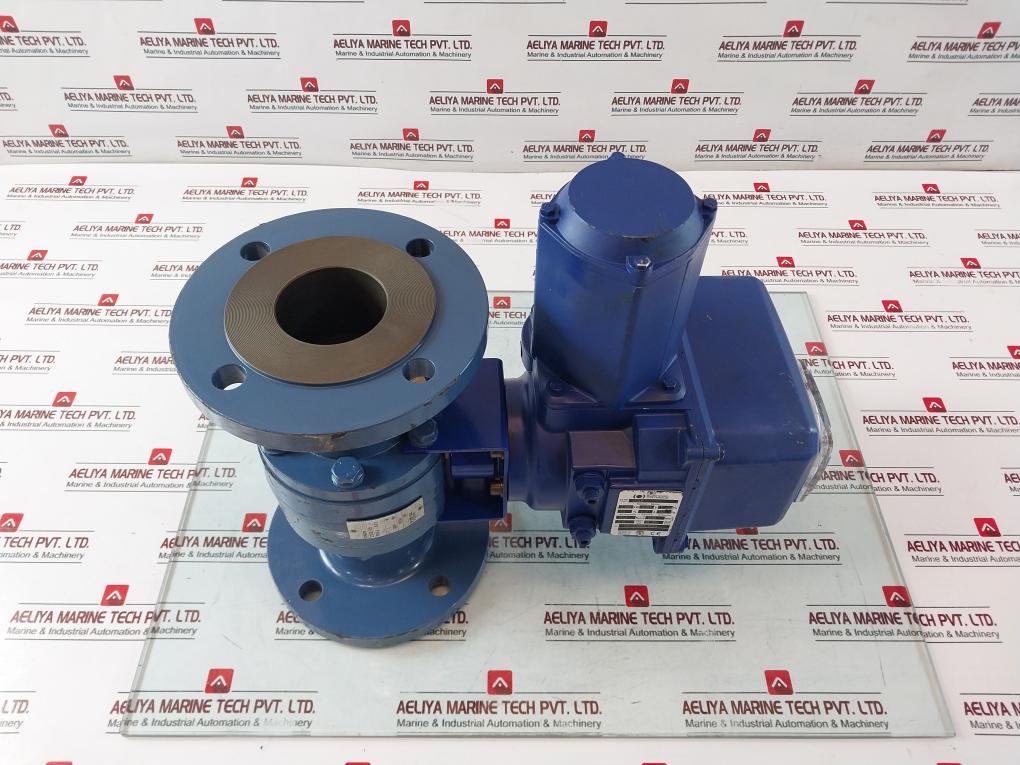 Bernard Controls 0a8 Pneumatic Actuator &amp; Starline 215-sgs-g Ball Valve Assembly