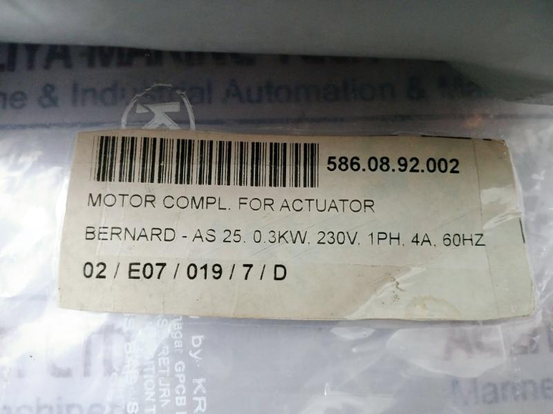 Bernard Motor Compl. For Actuator