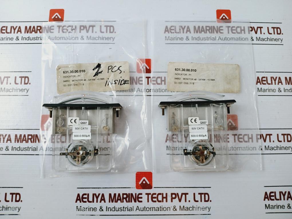 Bertram Sifam Indicator-p1 Monitor -100-0+100, 50v, 500-0-500μa