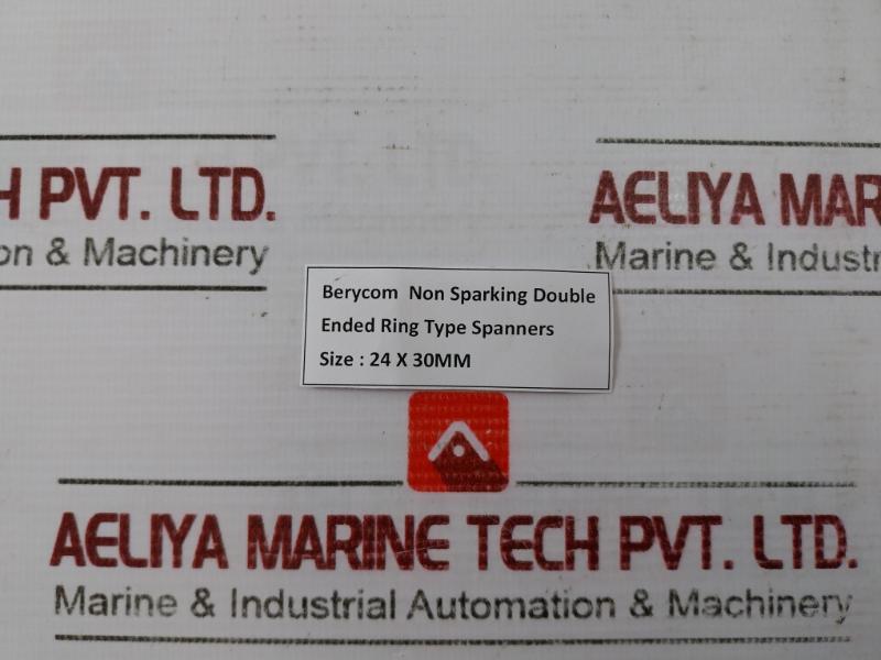 Berycon Non Sparking Double Ended Ring Type Spanners 24 X 30Mm