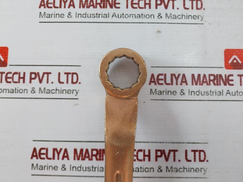 Berycon Non Sparking Double Ended Ring Type Spanners 24 X 30Mm