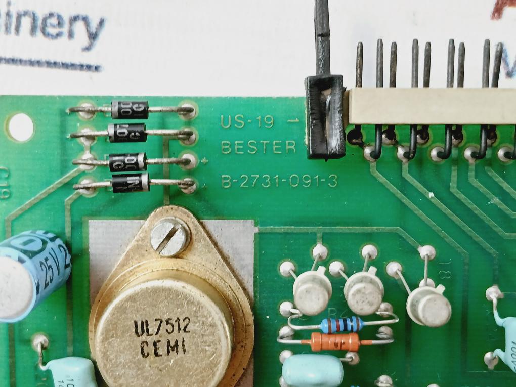 Bester Us-19 B-2731-091-3 Printed Circuit Board