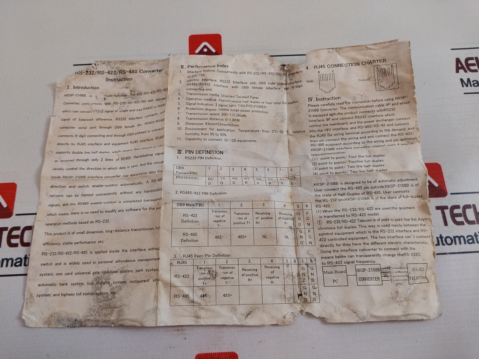 Bestnet 2108B Data Communication With Ac-dc Adaptor Set Rs-232/Rs-422/Rs-485