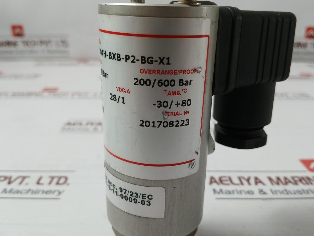 Beta B2-p504H-bxb-p2-bg-x1 Pressure Switch 200/600 Bar Vac/A 250/1