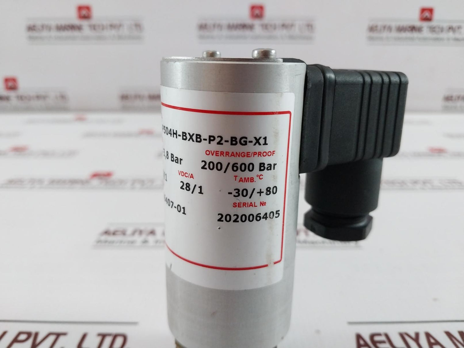 Beta B2-p504H-bxb-p2-bg-x1 Pressure Switch 250Vac / 1 Amp 0,3-3,8 Bar 28Vdc/1Amp