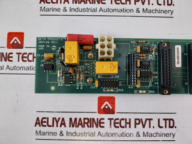 Beta Products 309140 8-slot Printed Circuit Board Rev B Nci-3