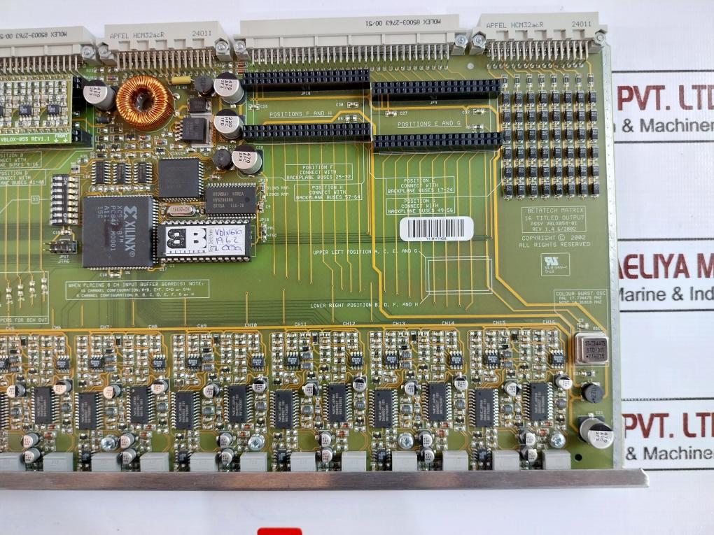 Betatech Vblx054-01 16 Titled Video Output Circuit Module Vblx005-01 Vblox-055