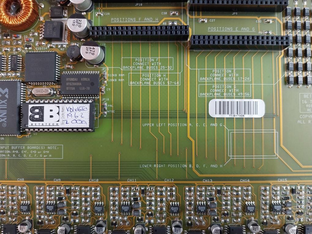 Betatech Vblx054-01 16 Titled Video Output Circuit Module Vblx005-01 Vblox-055