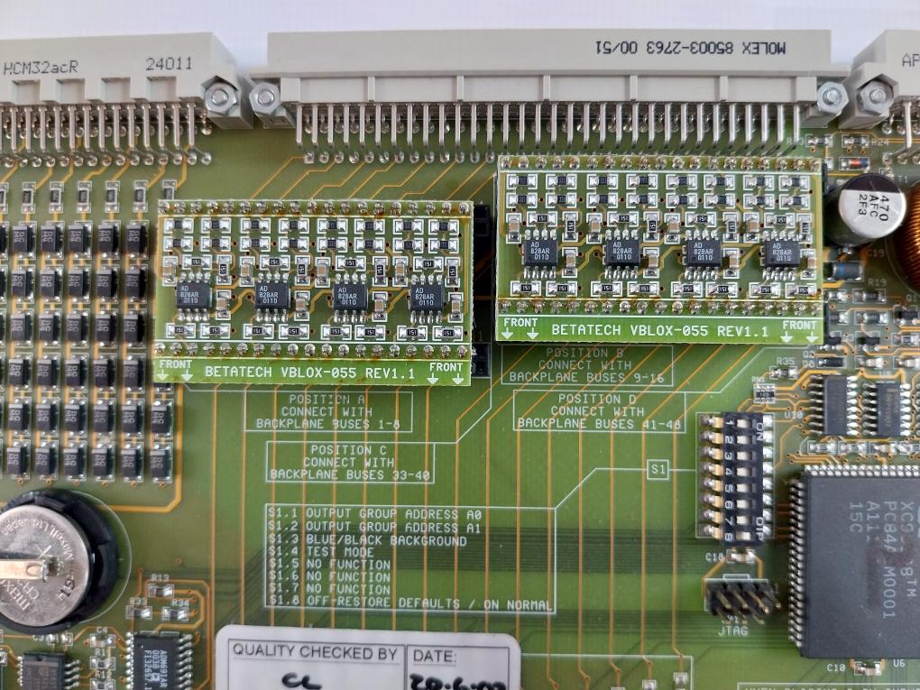 Betatech Vblx054-01 16 Titled Video Output Circuit Module Vblx005-01 Vblox-055