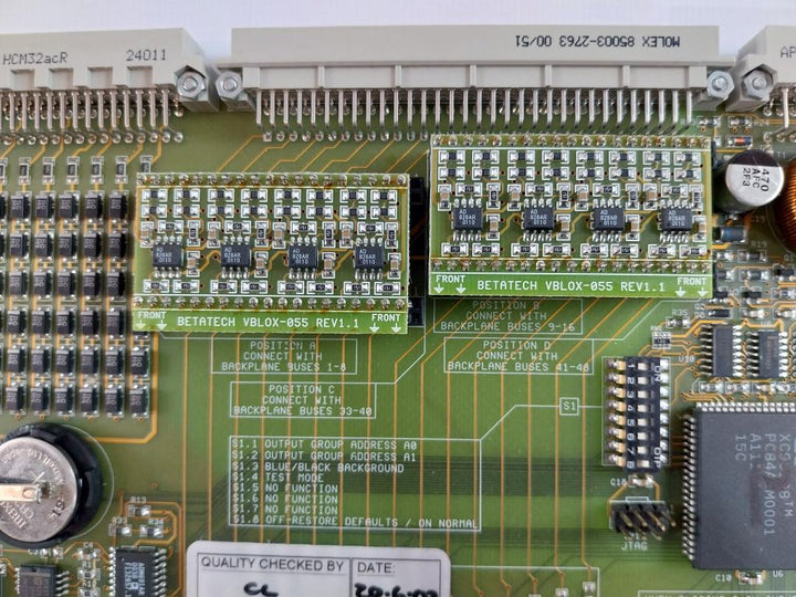 Betatech Vblx054-01 16 Titled Video Output Circuit Module Vblx005-01 Vblox-055