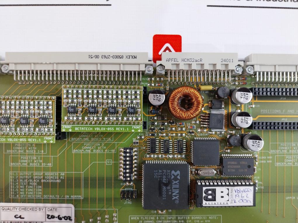 Betatech Vblx054-01 16 Titled Video Output Circuit Module Vblx005-01 Vblox-055