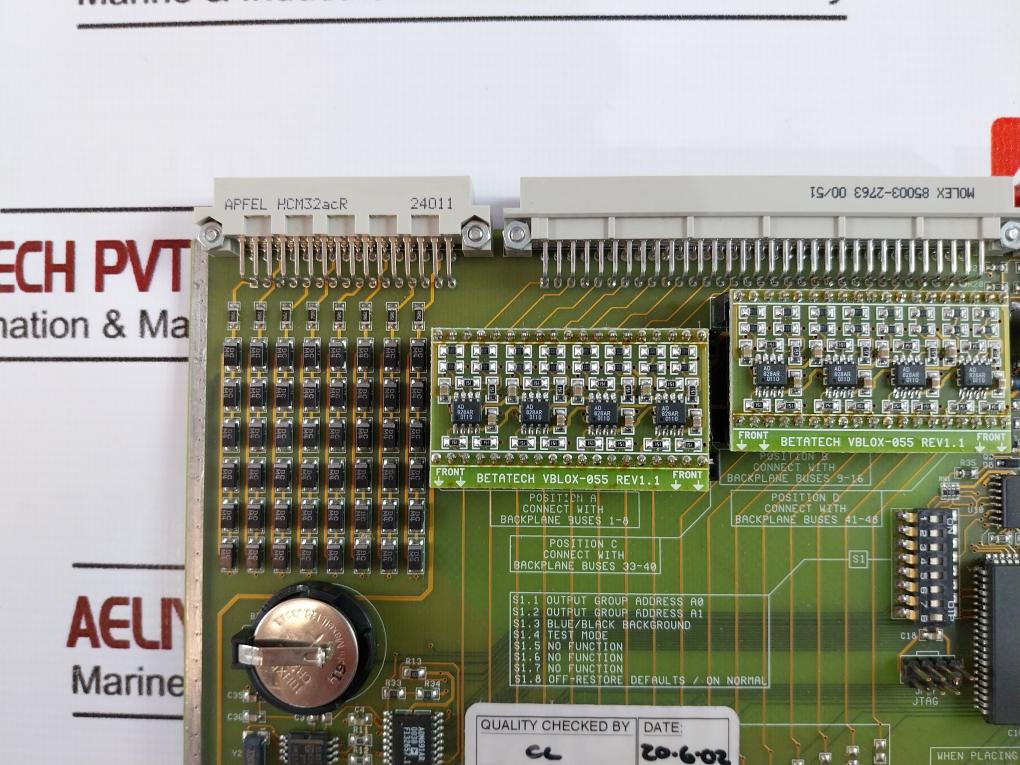Betatech Vblx054-01 16 Titled Video Output Circuit Module Vblx005-01 Vblox-055