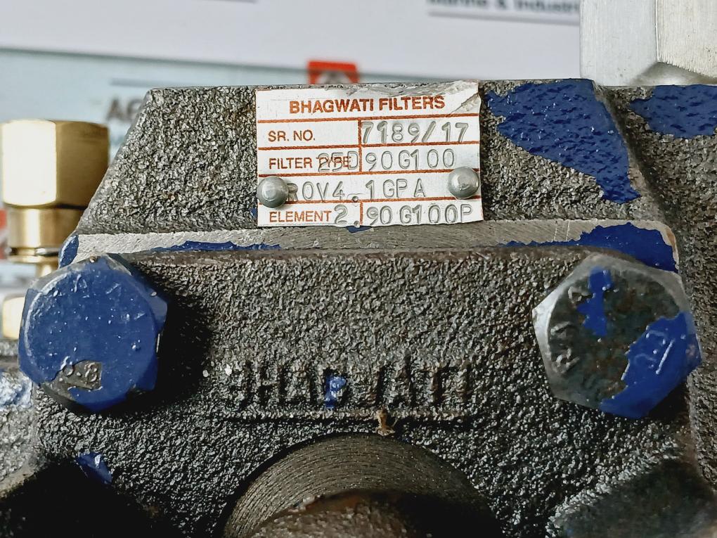 Bhagwati Filter 25D90G100 Duplex Filter 220V 0.5A