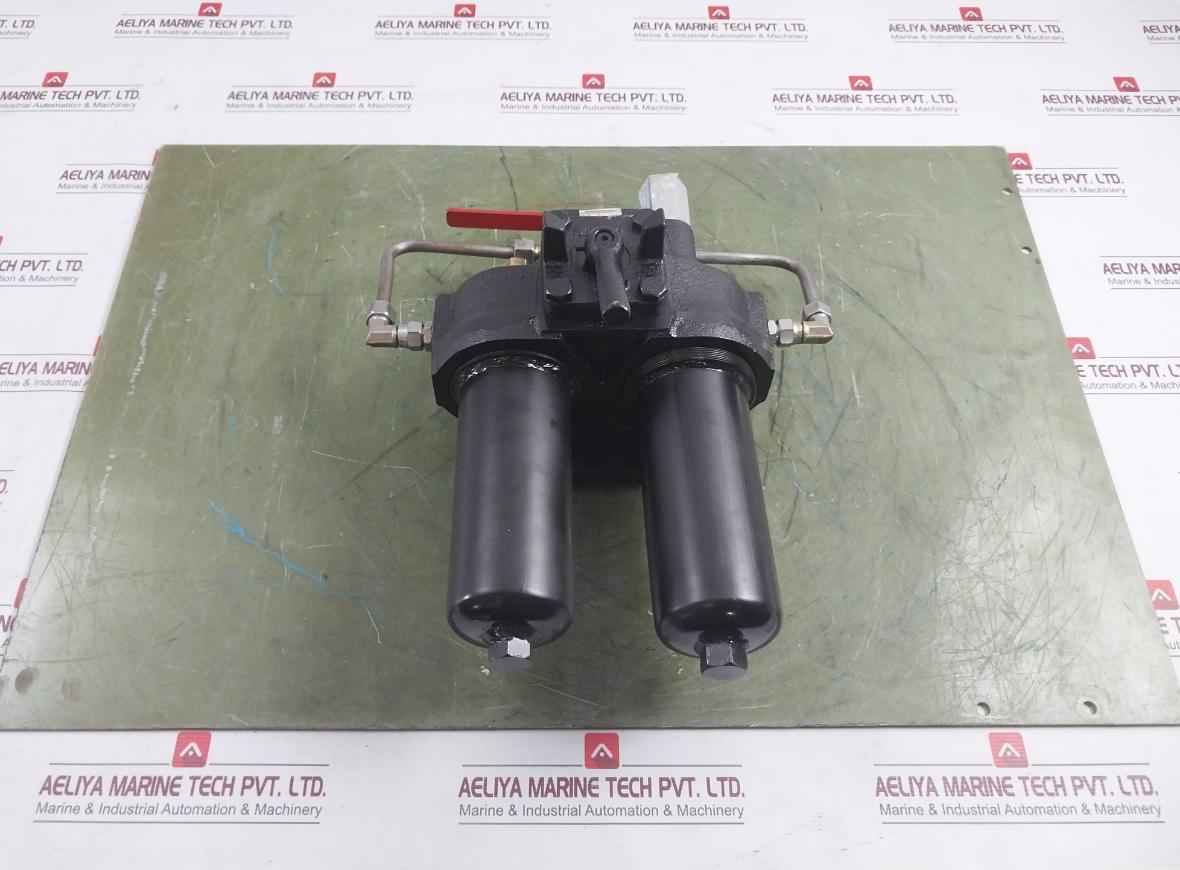 Bhagwati Filters 25D90G100 Dual Hydraulic Filter With Indicator 1/4" Bsp