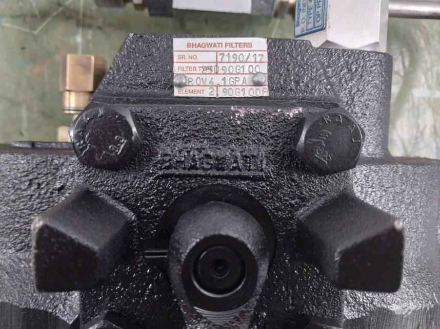 Bhagwati Filters 25D90G100 Dual Hydraulic Filter With Indicator 1/4" Bsp