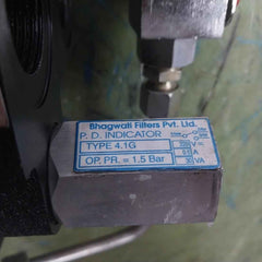 Bhagwati Filters 25D90G100 Dual Hydraulic Filter With Indicator 1/4" Bsp