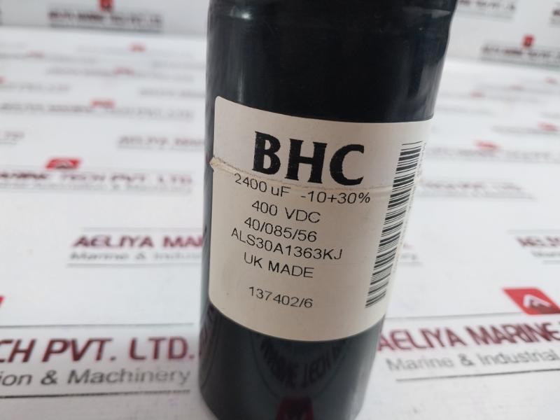 Bhc Als30a1363kj 2400uf 400vdc Capacitor 137402/6 40/085/56