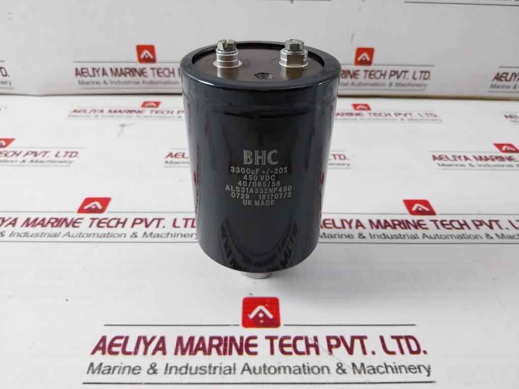 Bhc Als31A332Nf450 Aluminum Electrolytic Capacitor 450Vdc