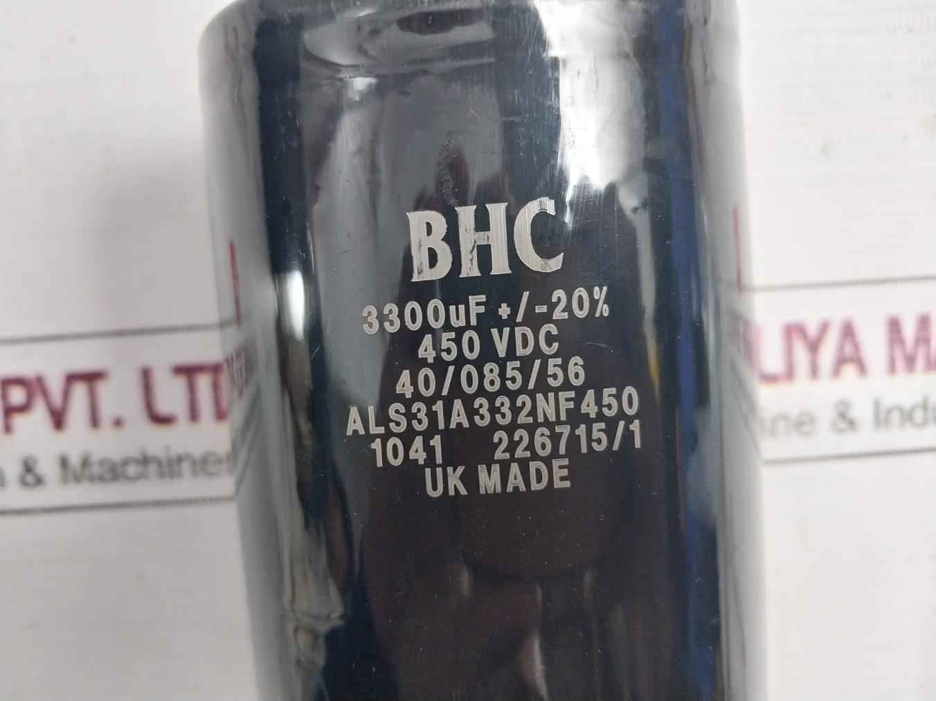 Bhc Als31A332Nf450 Capacitor 450Vdc 3300Uf