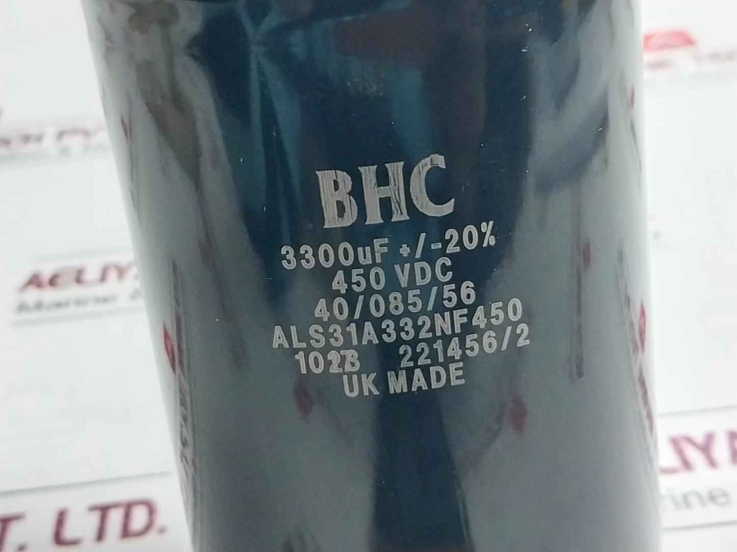 Bhc Als31A332Nf450 Capacitor 450Vdc 3300Uf