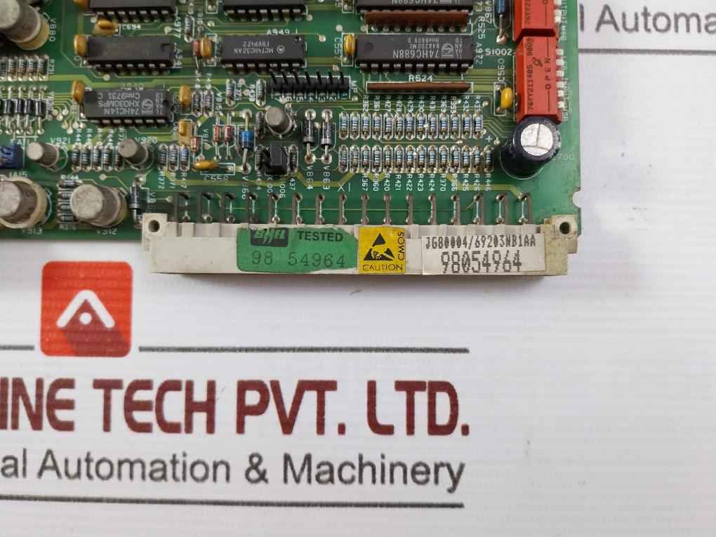 Bhel 69203Nb1Aa1A Printed Circuit Board Card Jg80004/69203Nb1Aa Un0662